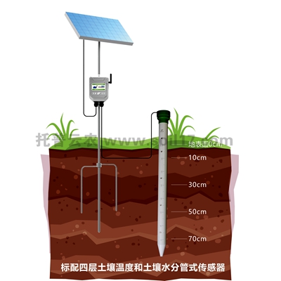 管式土壤墑情自動(dòng)監測儀